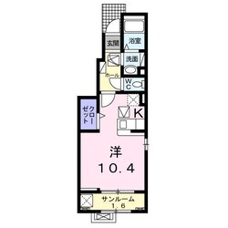 サニーガーデンⅡの物件間取画像